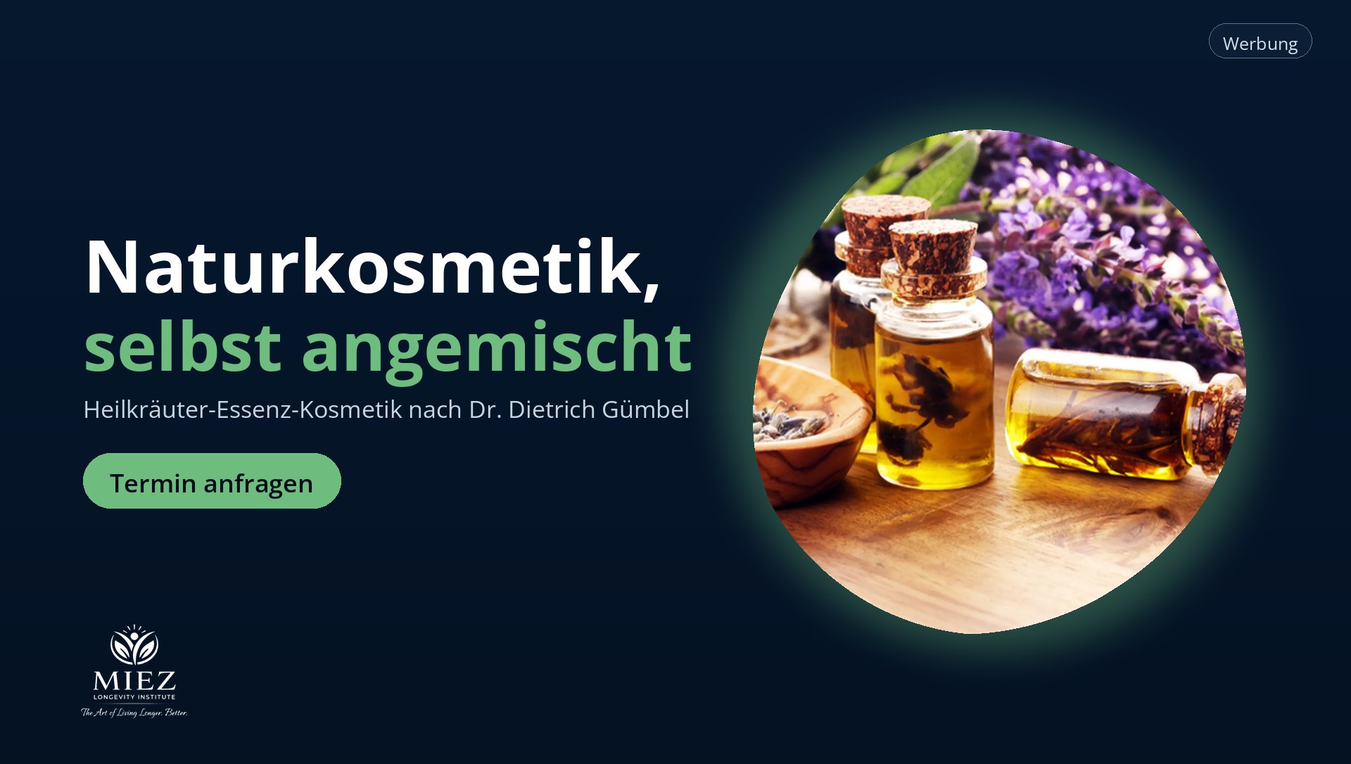 MIEZ Longevity Institute – Heilkräuter-Essenz-Kosmetik