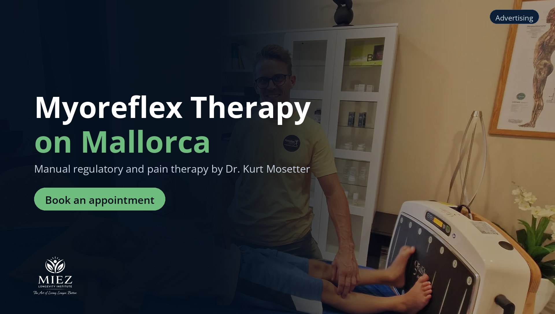 MIEZ Longevity Institute – Myoreflex Therapy on Mallorca